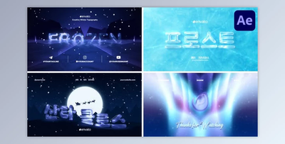 Winter Typography for After Effects (Videohive 49961797) - AE Project