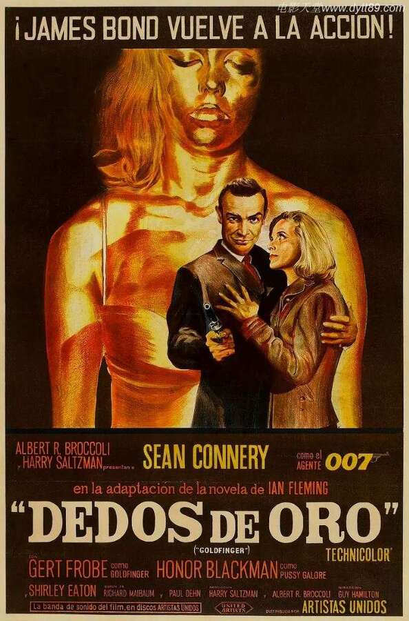 1964年英国经典动作片《007之金手指》BD国英双语中英双字