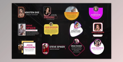 Profile Lower Thirds (Videohive 46902805) - AE Project