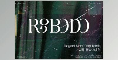 Robodo Serif Font Family Creative Market - 92031108