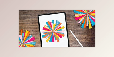 Fun + Easy Sunbursts in Procreate: Explore Clipping Masks, Color & Pattern