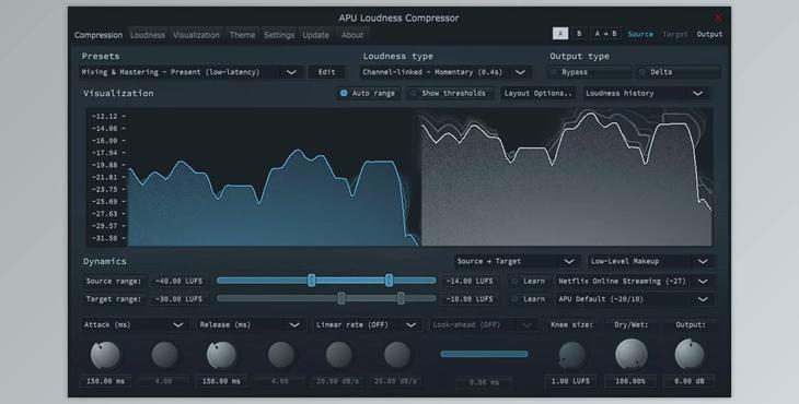 APU Software APU Loudness Compressor v3.2.7 (Win, Mac)