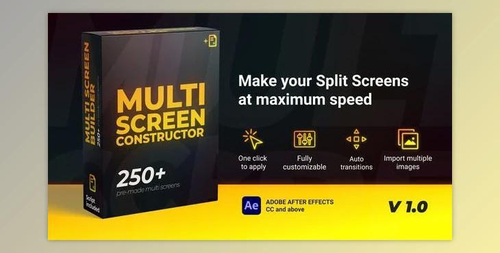 Multi Screen Constructor (Videohive 33519723) - AE Project