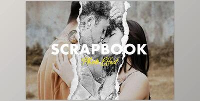 Scrapbook Photo Effect CreativeMarket - 7190962