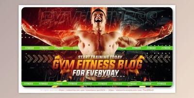Gym Fitness Blog Opener (Videohive 38972747) - AE Project