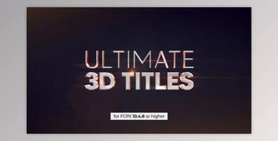 The Ultimate 3D Titles (Videohive 51861743)
