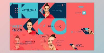 Typographic Broadcast Pack (Videohive 32041883) - AE Project