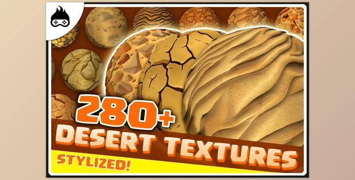 Unity asset - 280+ Stylized Desert & Beach Textures – Sand, Cracked Sand, Water & More v1.1.0