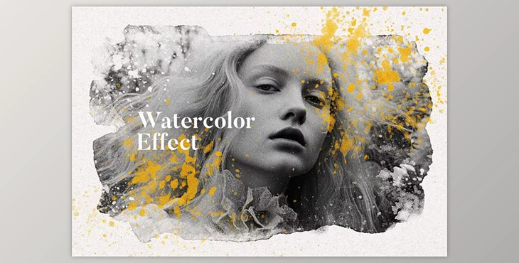 Watercolor Paint Photo Effect - 92058508