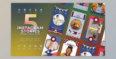 Philippine National Day Instagram Stories Filipino Independence Flag Day (Videohive 52343428) - AE Project