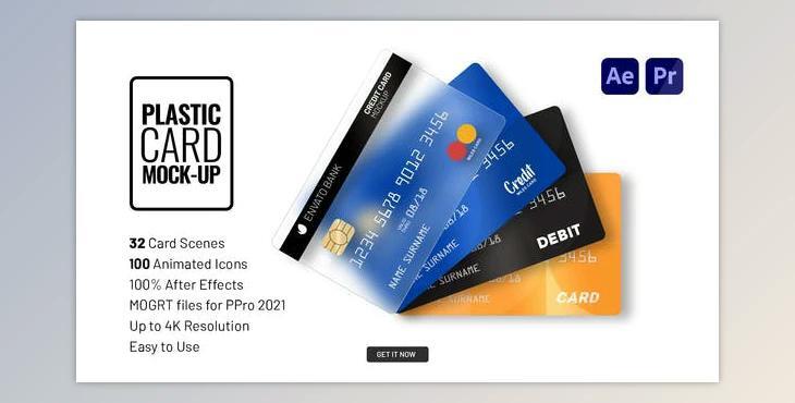 Plastic Card Mock-up 33666409 Videohive