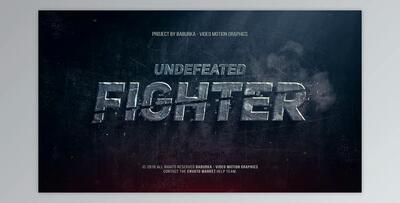 Undefeated Fighter (Videohive 22322067)