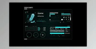 HUD Screen Bacterial Scan (Videohive 50811409) - AE Project