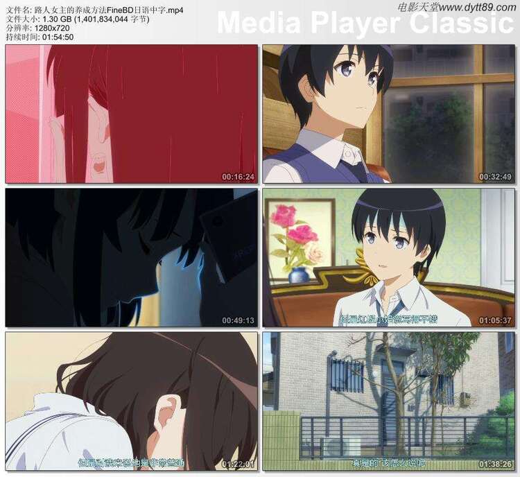 2019年日本爱情动画片《路人女主的养成方法 Fine》BD日语中字