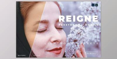 Reigne Desktop and Mobile Lightroom Preset by Bangset
