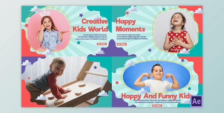 Kids Planet Slideshow 2 (Videohive 34794494) - AE Project