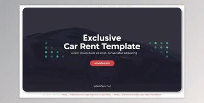 Exclusive Cars Rent Promo (Videohive 33423891) - AE Project
