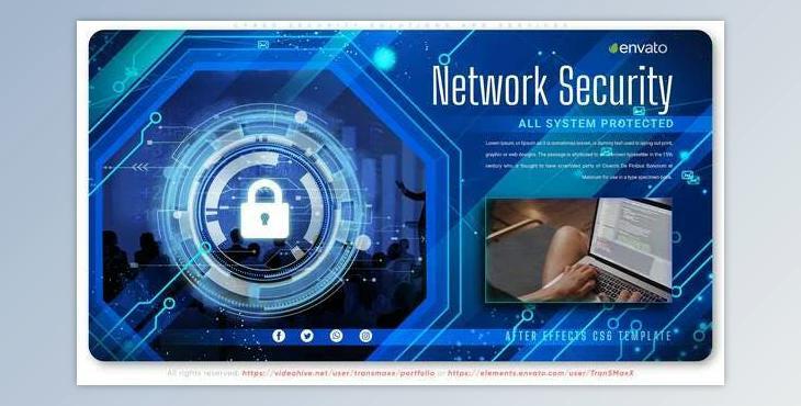 Cyber Security Solutions and Services (Videohive 31319181) - AE Project