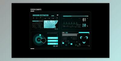 HUD Screen Map Control (Videohive 50811245) - AE Project