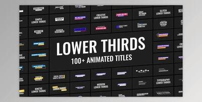 100+ Animated Lower Thirds (Videohive 47434234) - AE Project