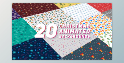 Animated Christmas Backgrounds (Videohive 42354342) - AE Project