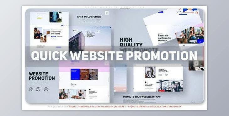 Quick Website Promotion (Videohive 46912030) - AE Project