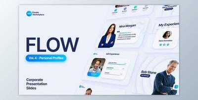 Flow – Personal Profiles Scenes Pack (Videohive 45291941) - AE Project