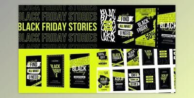 Black Friday Typography Stories MOGRT (Videohive 32494553)
