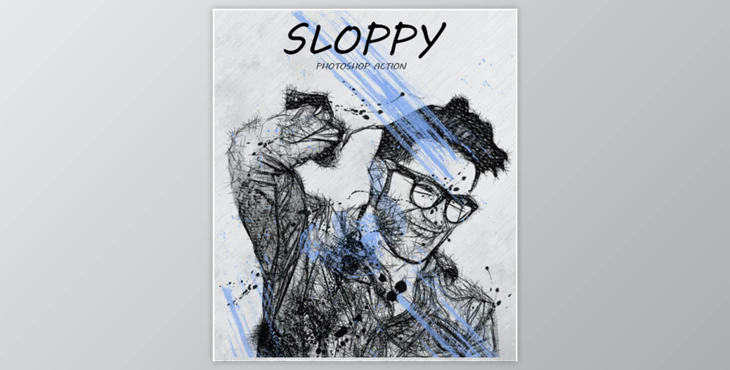 Sloppy Photoshop Action By LadyAlbina