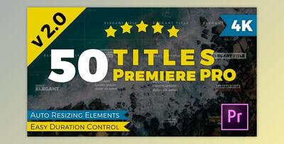 Titles Premiere Pro V2.0 (Videohive 24682112) - PR Project