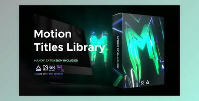 Motion Titles Library - Animated Text Package (Videohive 33708192) - AE Project