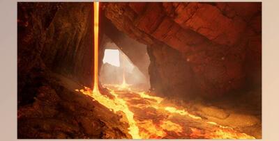 Unreal Engine - Lava Shader (Engine version 5.0- 5.1)