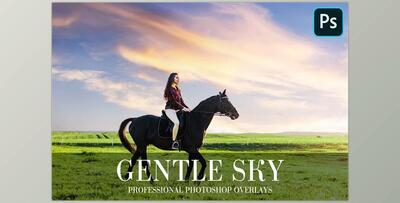 Gentle Sky Overlays Photoshop CreativeMarket-4936170