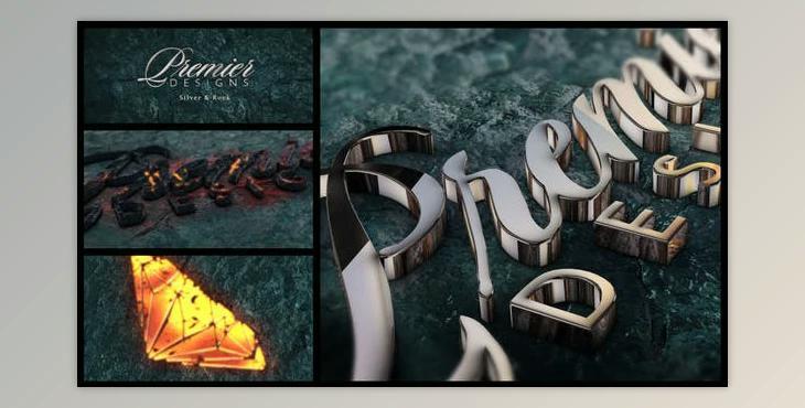 Gold-Silver-Metal And Hot Stone (Videohive 41499286) - AE Project