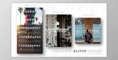 Instagram Glitch Opener (Videohive 46212645) - AE Project