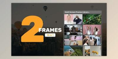 Multi Screen Frames Library – 2 Frames (Videohive 39216160) - AE Project