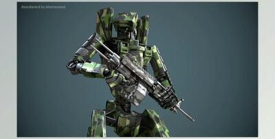 Unreal engine - Military Droid Hex v5.0
