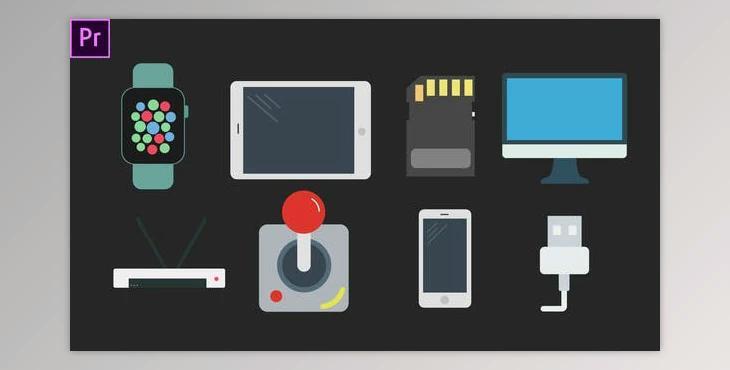 Tech Animated Icons (Videohive 33602021)