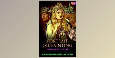 Portrait Oil Painting Action – GraphicRiver 28368558