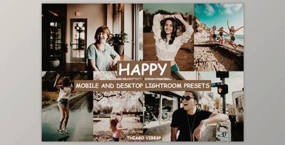 Cinematic Happy Lightroom Presets