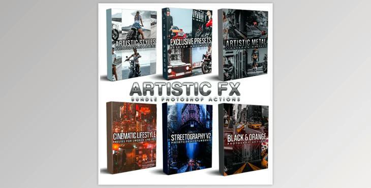 Artistic Bundle (6 in 1) Photoshop Actions 29425595