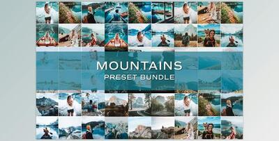 45 Mountain Lightroom Preset Bundle CreativeMarket-5701832 (DNG , XMP)