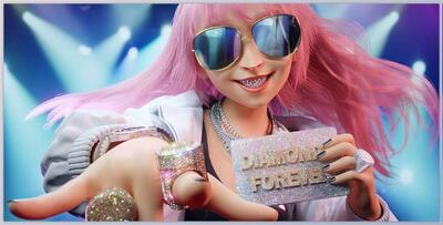 Blender Market - Fake Diamonds Shader For Cycles And Eevee