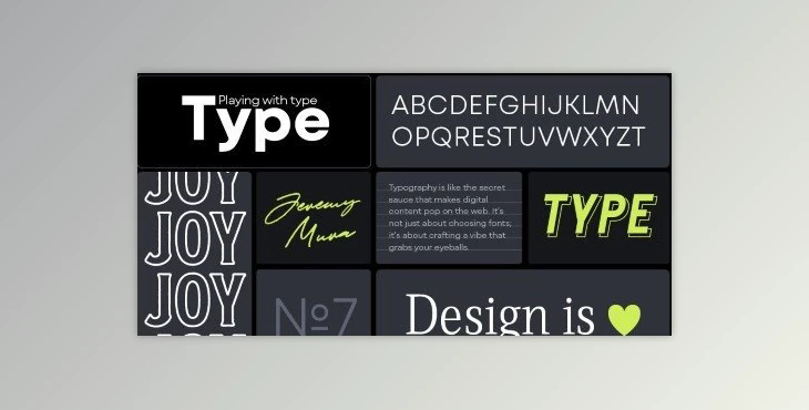 Playing and Designing with Typography