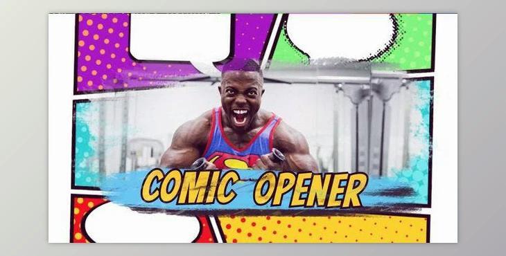 Comic Book Intro (Videohive 45629301) - AE Project