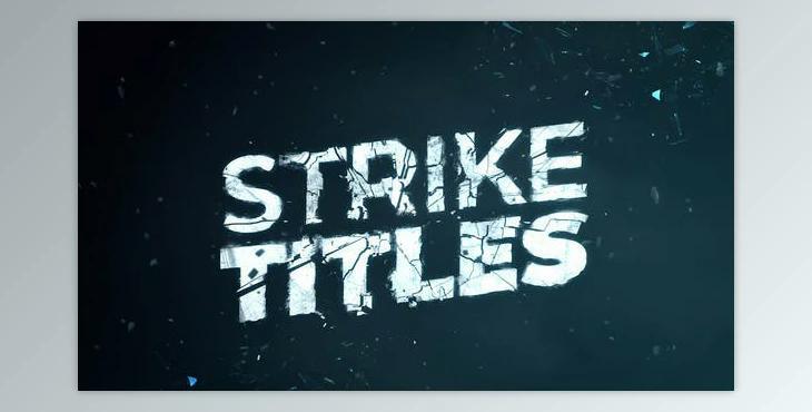 Action Strike Titles (Videohive 39052385) - AE Project