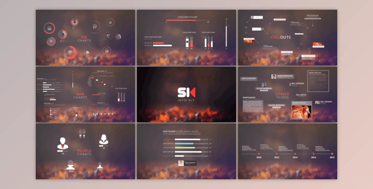 Sik - Infographic kit (VideoHive 35367144) - AE Project