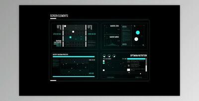 HUD Screen Battery Process (Videohive 50811426) - AE Project