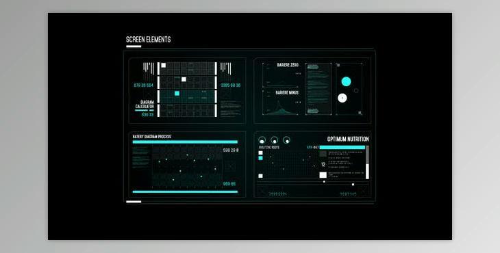 HUD Screen Battery Process (Videohive 50811426) - AE Project
