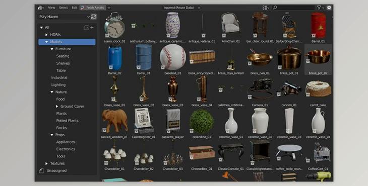 Blender Market – Poly Haven Asset Browser v1.1.10